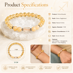Citrine Bracelet (Dhanu Rashi) Sagittarius