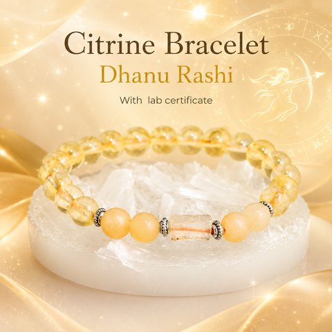 Citrine Bracelet (Dhanu Rashi) Sagittarius