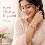 Rose Quartz Bracelet (Vrishchik Rashi) Scorpio