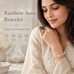 Rainbow Aura Stone Bracelet (Tula Rashi) Libra