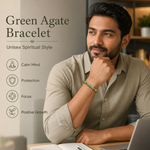 Green Agate Stone Bracelet (Kanya Rashi) Virgo