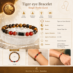 Tiger eye Stone Bracelet (Singh Rashi) Leo