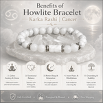 Howlite Bracelet (Karka Rashi) Cancer