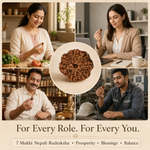 7 Mukhi Lab Tested Certified Nepali Rudraksha (18 - 20mm)