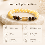 Yellow Calcite Bracelet (Meen Rashi) Pisces