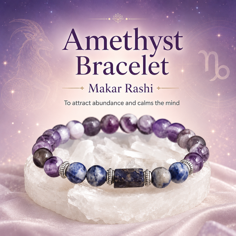 Amethyst Bracelet (Makar Rashi) Capricorn