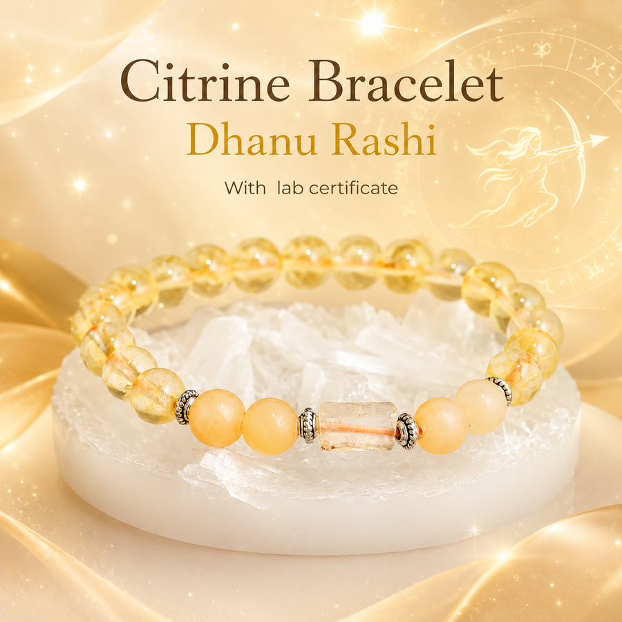 Citrine Bracelet (Dhanu Rashi) Sagittarius