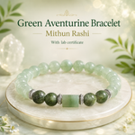 Green Aventurine Bracelet (Mithun Rashi) Gemini