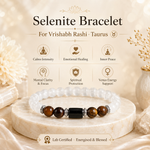 Selenite Bracelet (Vrishabh Rashi) Taurus