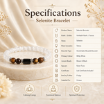 Selenite Bracelet (Vrishabh Rashi) Taurus