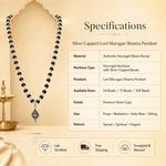 Silver Capped Lord Murugan Shastra Pendant