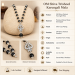OM Shiva Trishool Karungali Mala