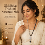 OM Shiva Trishool Karungali Mala