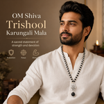OM Shiva Trishool Karungali Mala