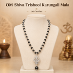 OM Shiva Trishool Karungali Mala