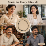 Karungali Malai Silver Cap Necklace with Govt. Certified