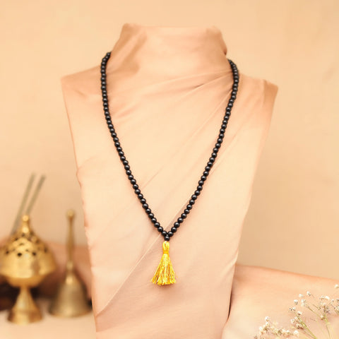 Original Karungali Malai 108-Beads Ebony Wood with Govt. Certified